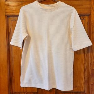 Oak + Fort NWT Short Sleeve Top Sz M